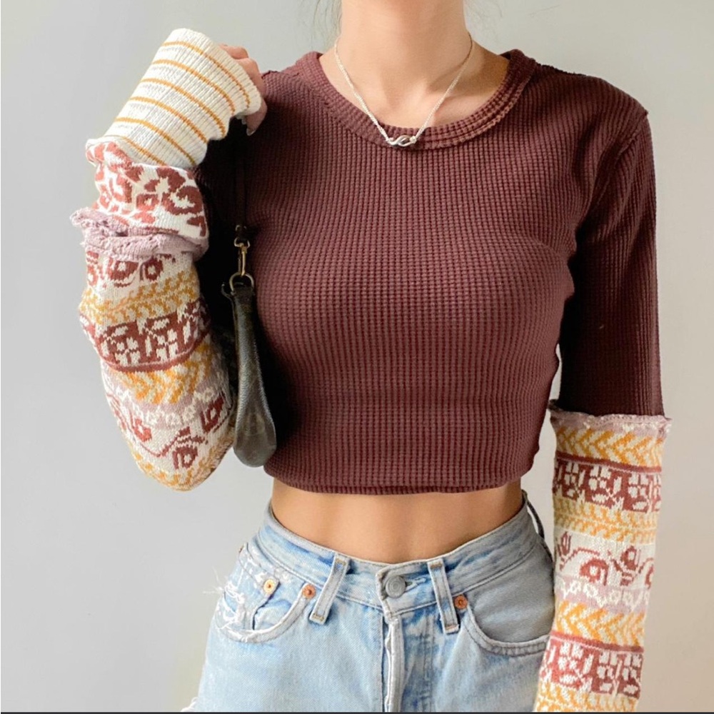 NWOT Free People We The Free All In Cuff Top Size XS - Picture 2 of 6